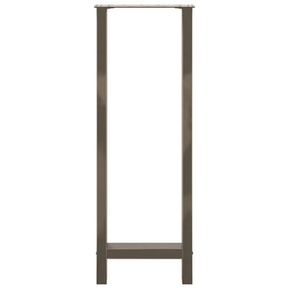Salontafelpoten Staal Naturel 40 x (110-111) cm