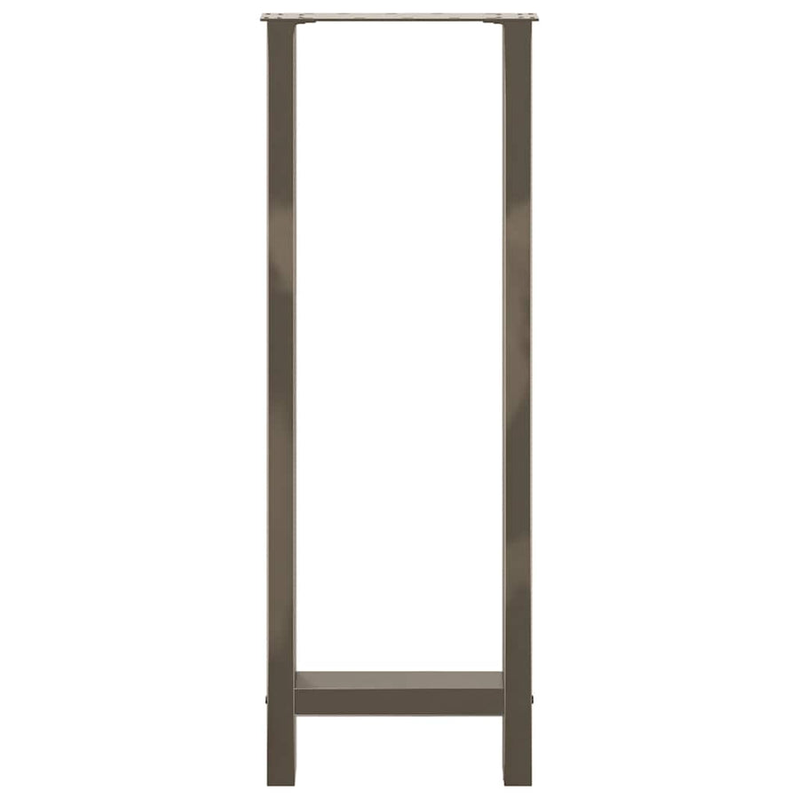 Salontafelpoten Staal Naturel 40 x (110-111) cm
