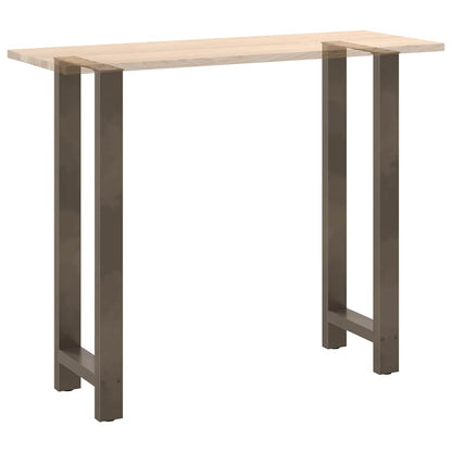 Salontafelpoten Staal Naturel 40 x (110-111) cm