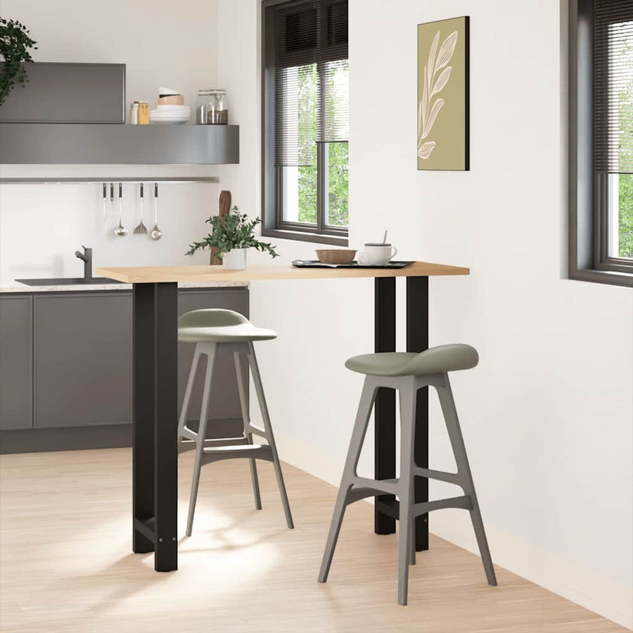 Salontafelpoten Staal Zwart 50 x (110-111) cm