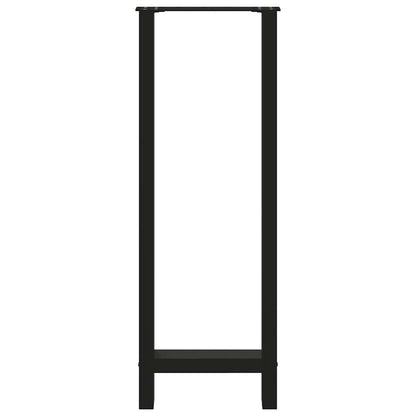 Salontafelpoten Staal Zwart 50 x (110-111) cm