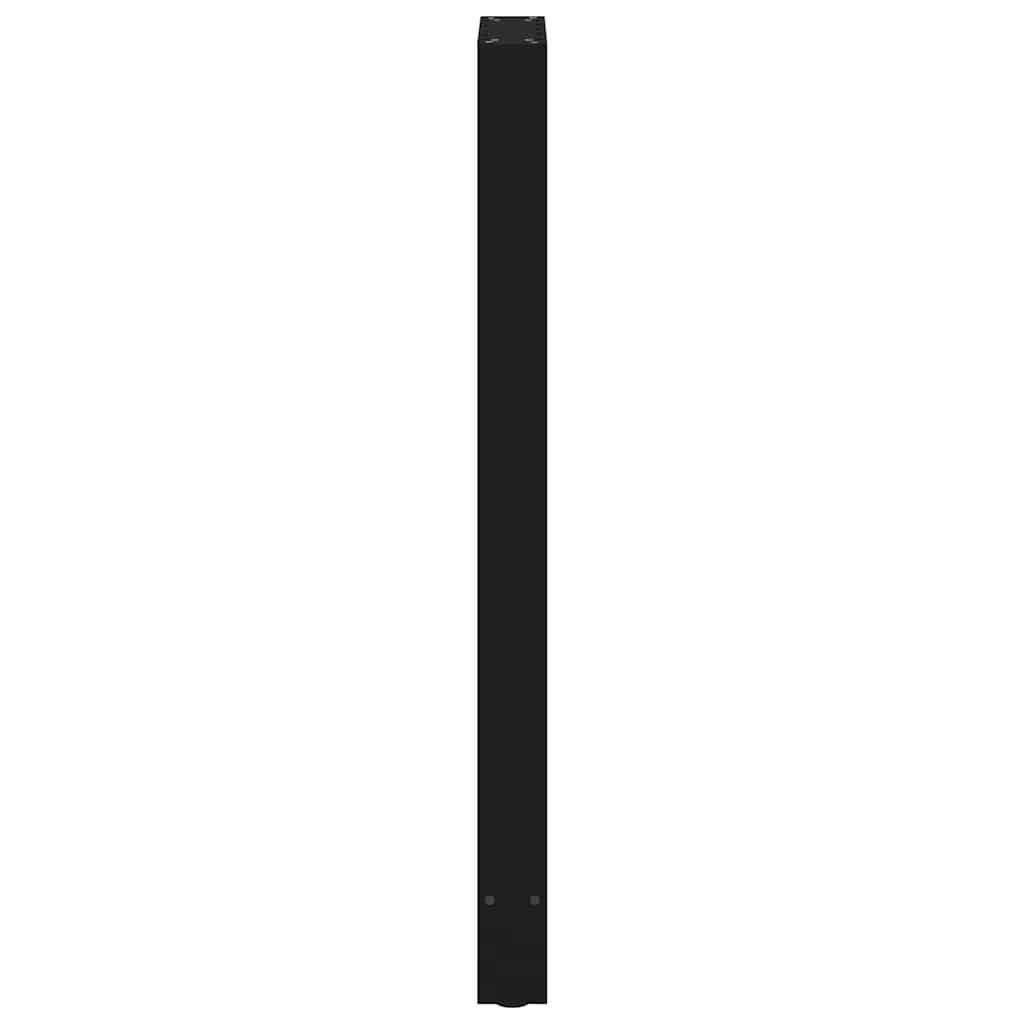 Salontafelpoten Staal Zwart 50 x (110-111) cm