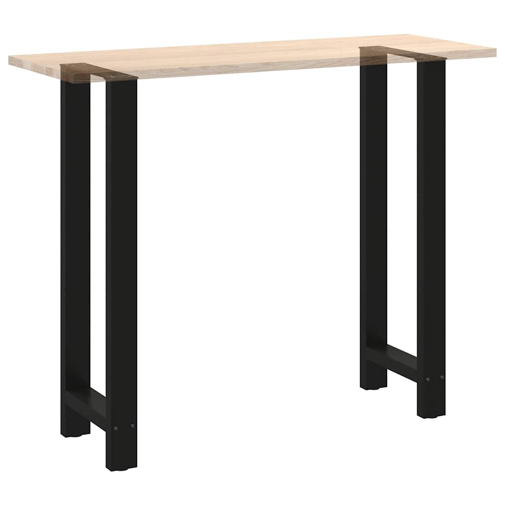 Salontafelpoten Staal Zwart 50 x (110-111) cm