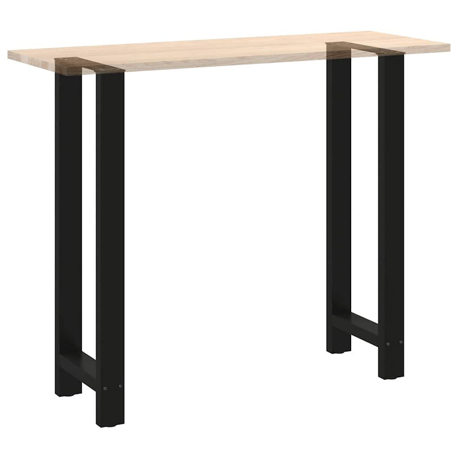 Salontafelpoten Staal Zwart 50 x (110-111) cm