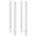 Bartafelpoten 2 st 50x(110-111) cm staal wit