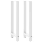 Bar Table Legs 2 pcs 50x(110-111) cm steel white