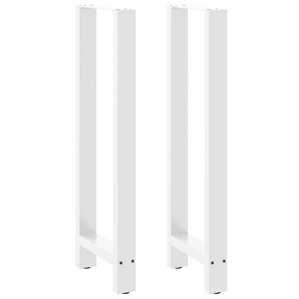 Salontafelpoten Staal Wit 50 x (110-111) cm