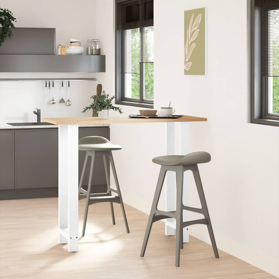 Salontafelpoten Staal Wit 50 x (110-111) cm