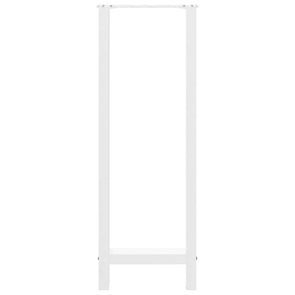 Salontafelpoten Staal Wit 50 x (110-111) cm