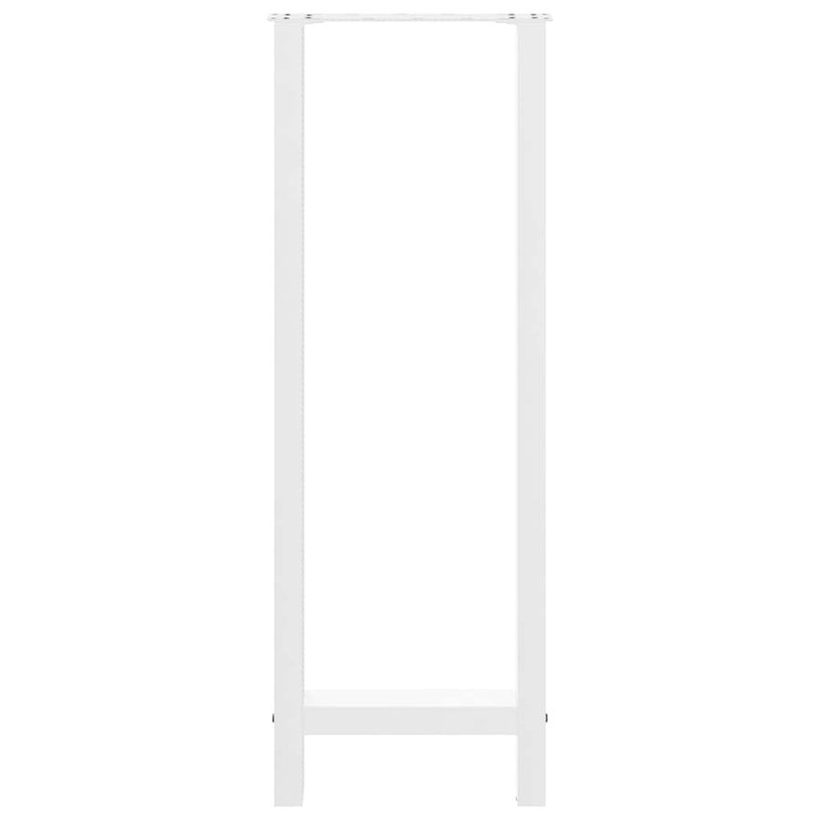 Salontafelpoten Staal Wit 50 x (110-111) cm