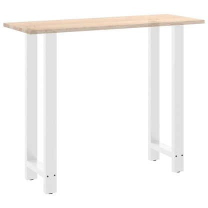 Salontafelpoten Staal Wit 50 x (110-111) cm