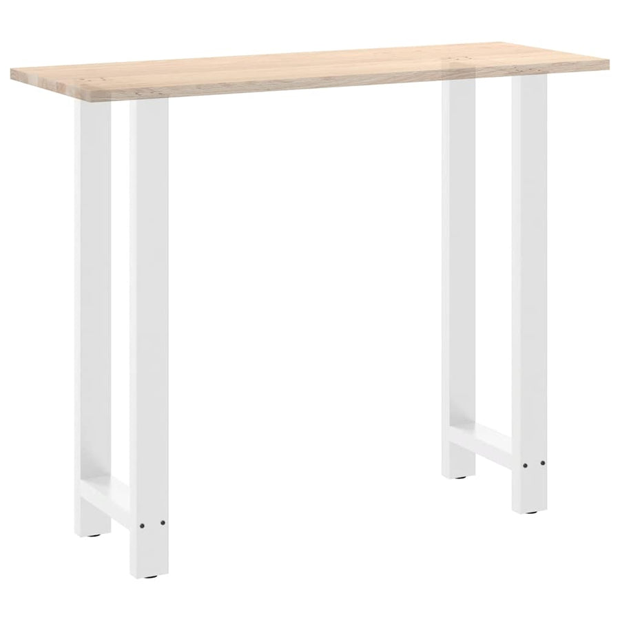 Salontafelpoten Staal Wit 50 x (110-111) cm