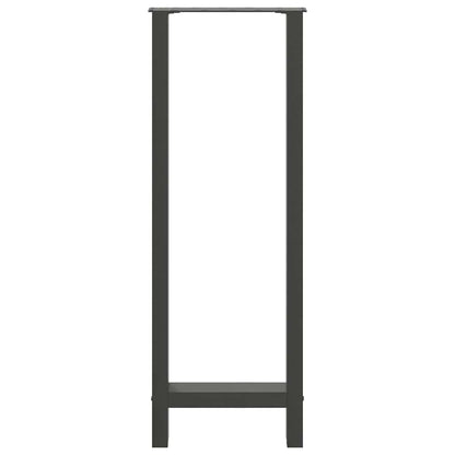 Salontafelpoten Staal Antraciet 50 x (110-111) cm