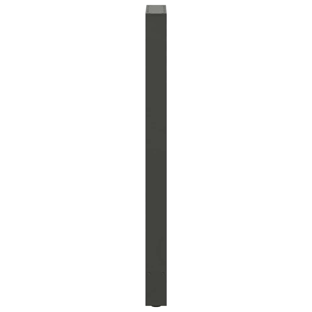 Salontafelpoten Staal Antraciet 50 x (110-111) cm
