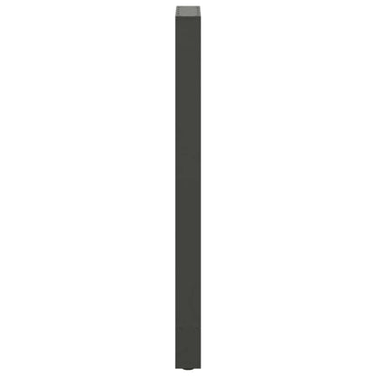 Salontafelpoten Staal Antraciet 50 x (110-111) cm