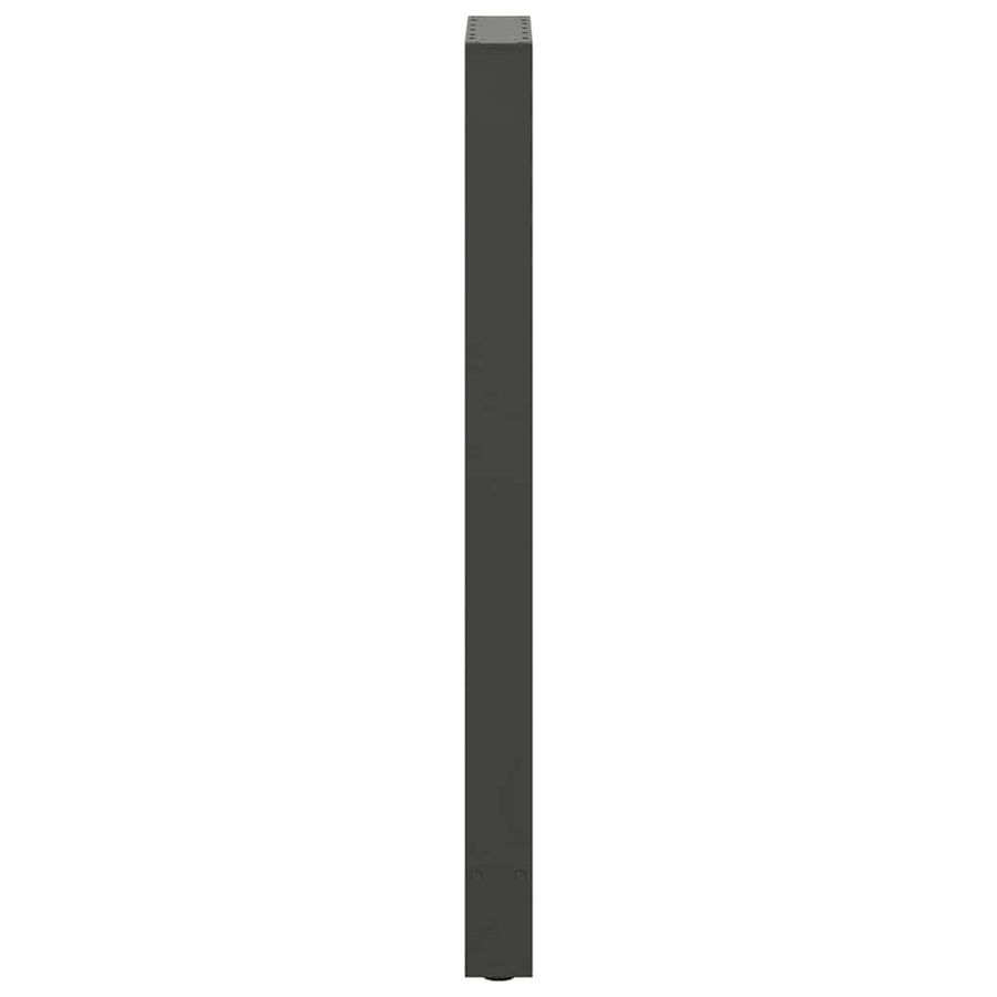 Salontafelpoten Staal Antraciet 50 x (110-111) cm