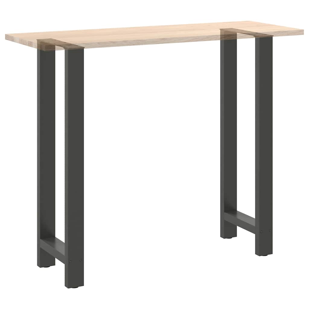 Salontafelpoten Staal Antraciet 50 x (110-111) cm