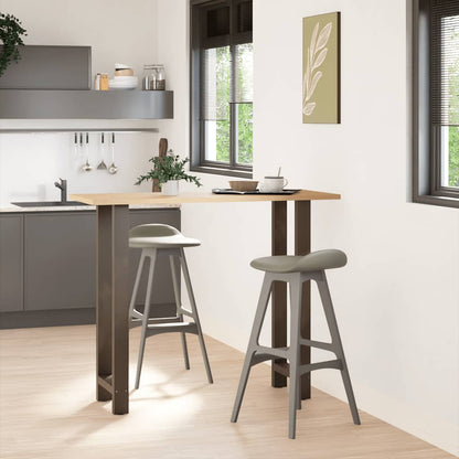 Salontafelpoten Staal Naturel 50 x (110-111) cm