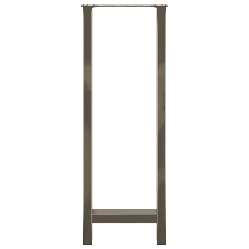 Salontafelpoten Staal Naturel 50 x (110-111) cm