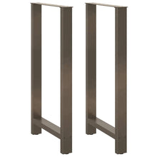 Salontafelpoten Staal Naturel 60 x (110-111) cm