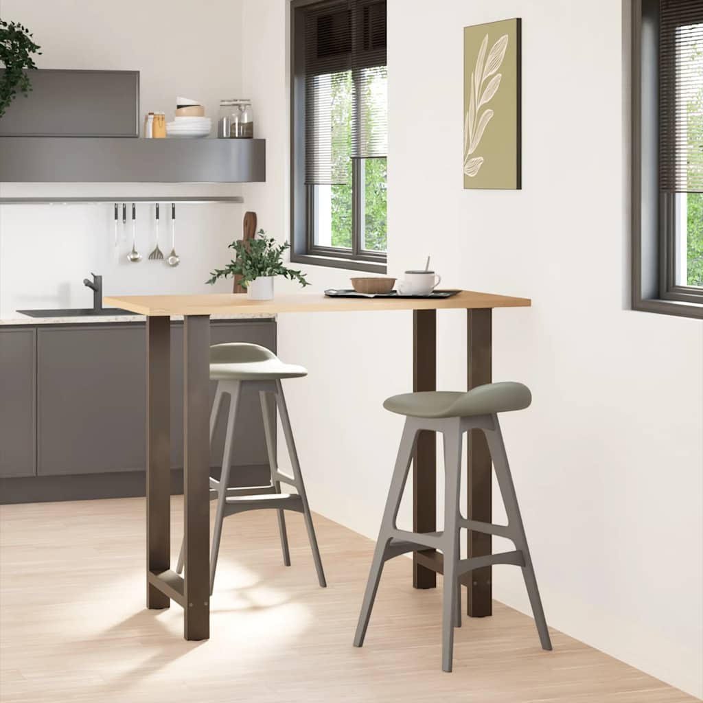 Salontafelpoten Staal Naturel 60 x (110-111) cm