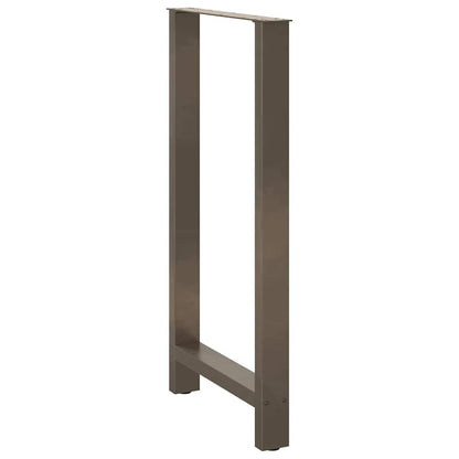 Salontafelpoten Staal Naturel 60 x (110-111) cm