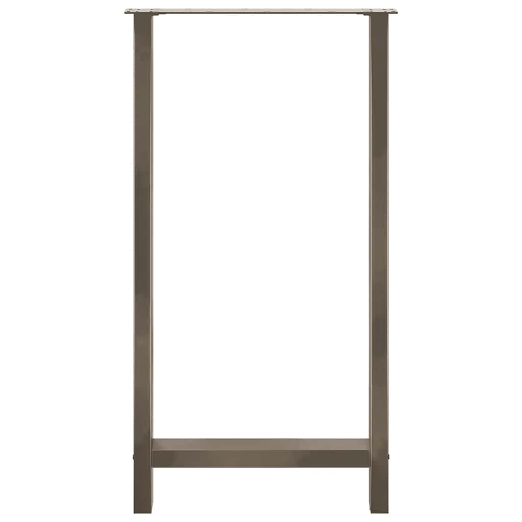 Salontafelpoten Staal Naturel 60 x (110-111) cm