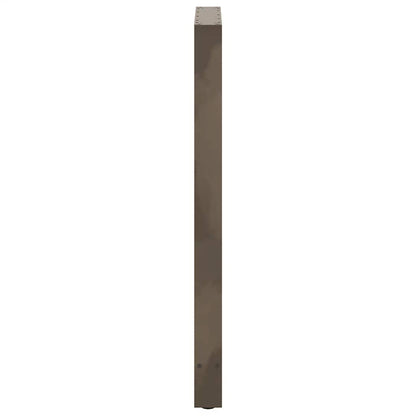 Salontafelpoten Staal Naturel 60 x (110-111) cm