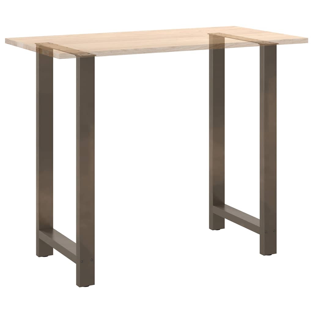 Salontafelpoten Staal Naturel 60 x (110-111) cm