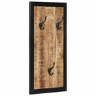 Kapstok 40x2x80 cm massief mangohout