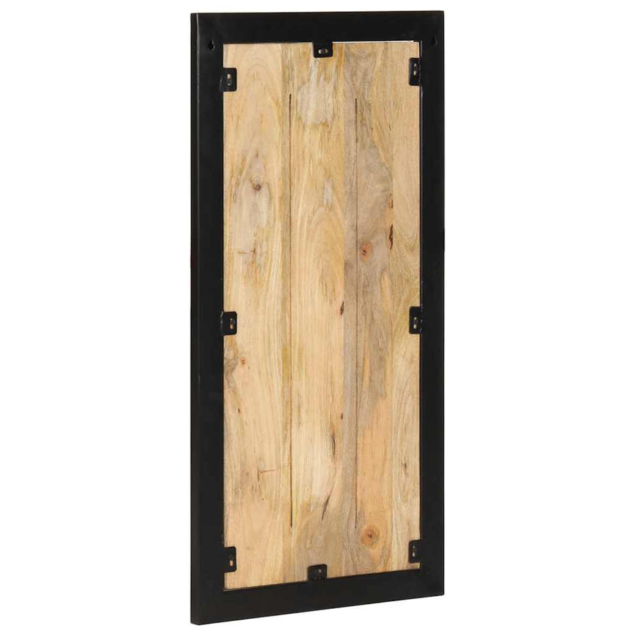 Kapstok 40x2x80 cm massief ruw mangohout