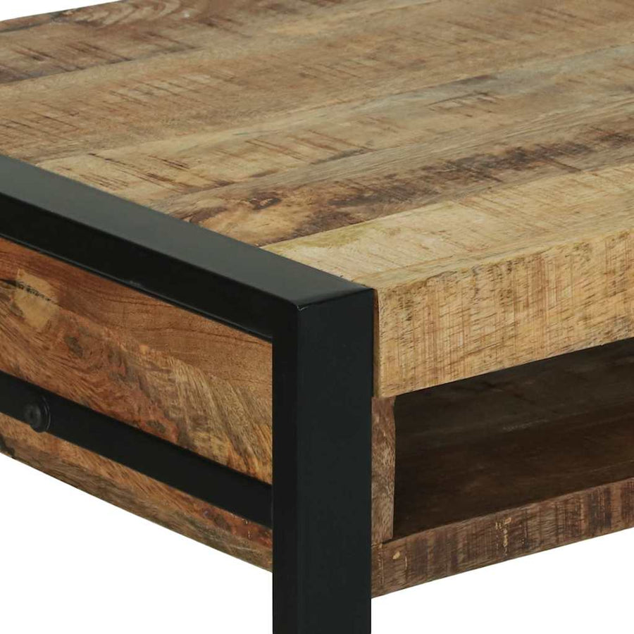 Plafondtafel met plank Bruin 100 x 50 x 75 cm Massief mangohout