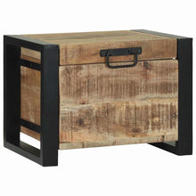 Opbergkisten Met Opslag Bruin Massief Mangohout 40 x 30 x 30 cm Massief ruw mangohout