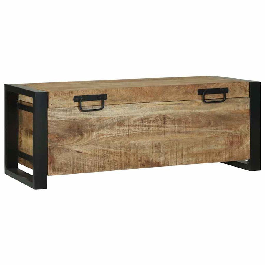 Opbergkisten met opslag Bruin 80 x 30 x 30 cm Massief mangohout