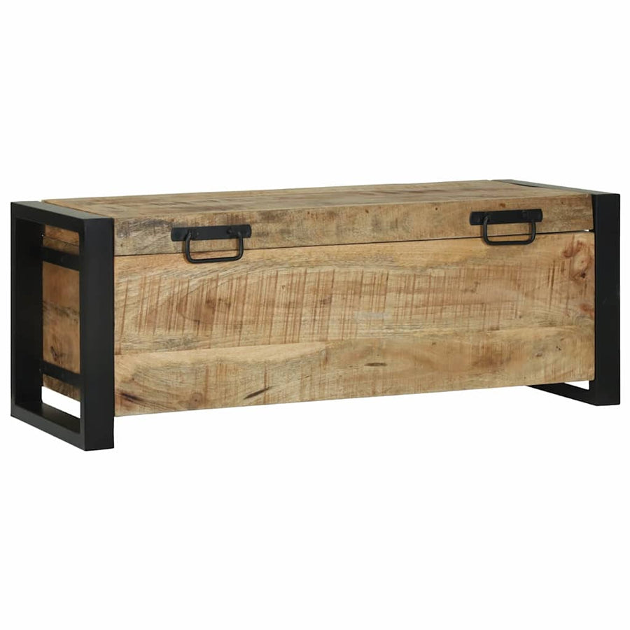 Opbergkisten met opslag Bruin 80 x 30 x 30 cm Massief mangohout