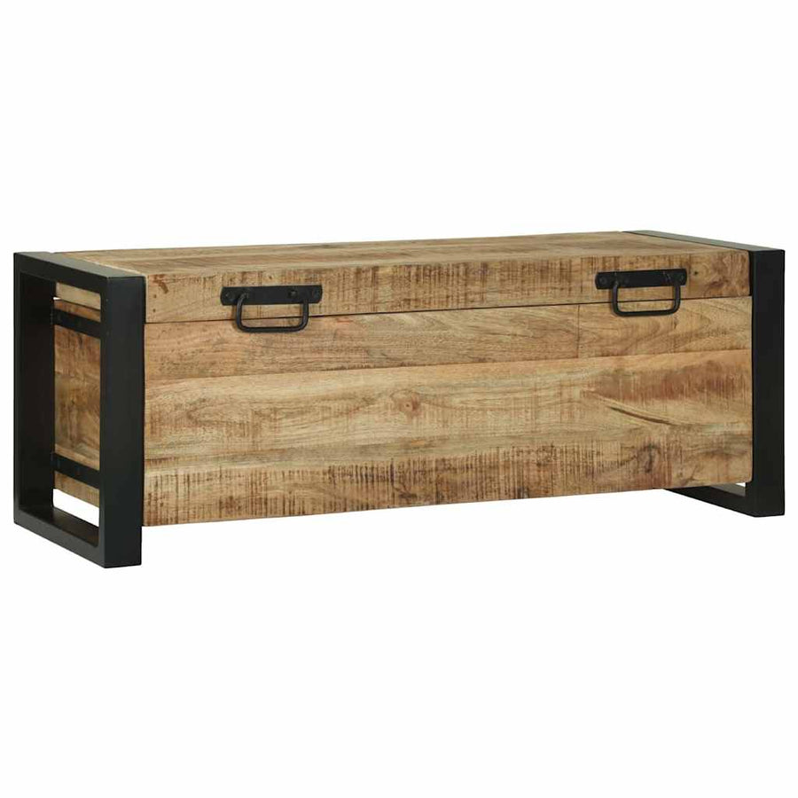 Opbergkisten met opslag Bruin 80 x 30 x 30 cm Massief mangohout
