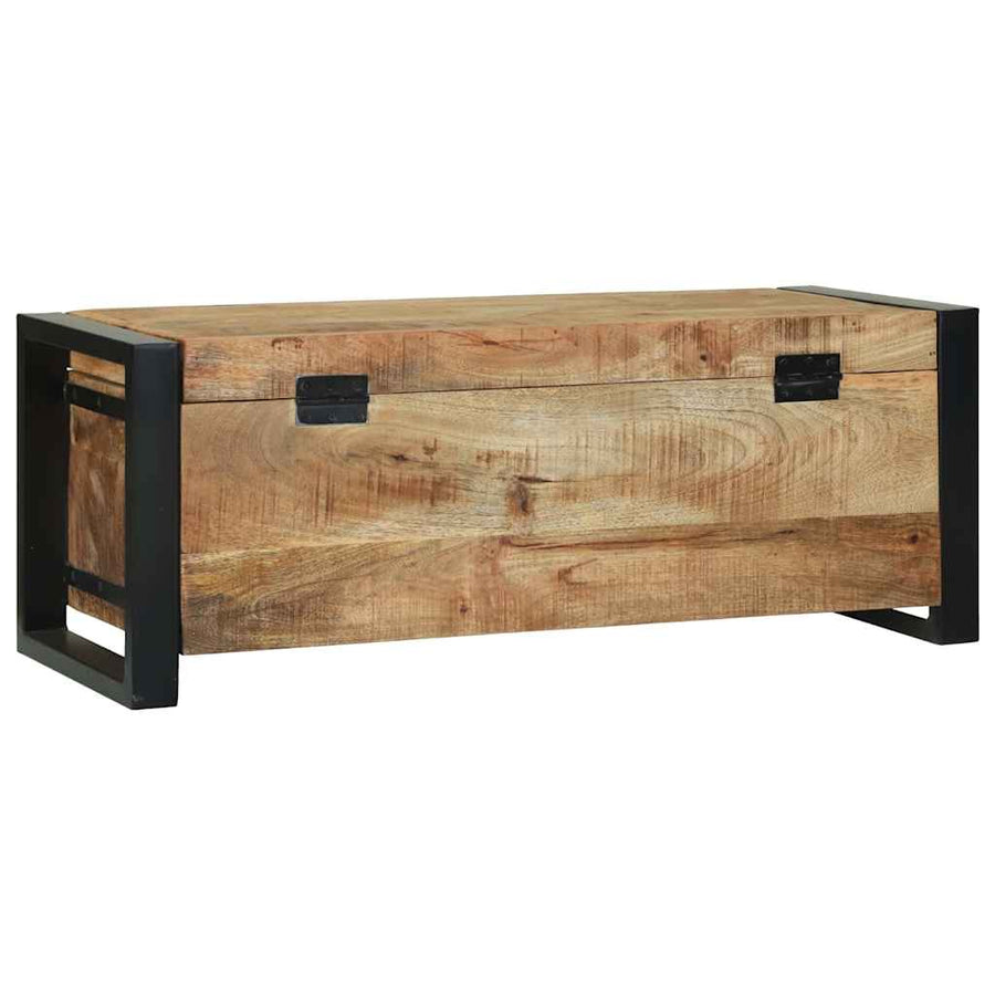 Opbergkisten met opslag Bruin 80 x 30 x 30 cm Massief mangohout