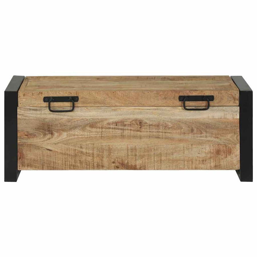 Opbergkisten met opslag Bruin 80 x 30 x 30 cm Massief mangohout
