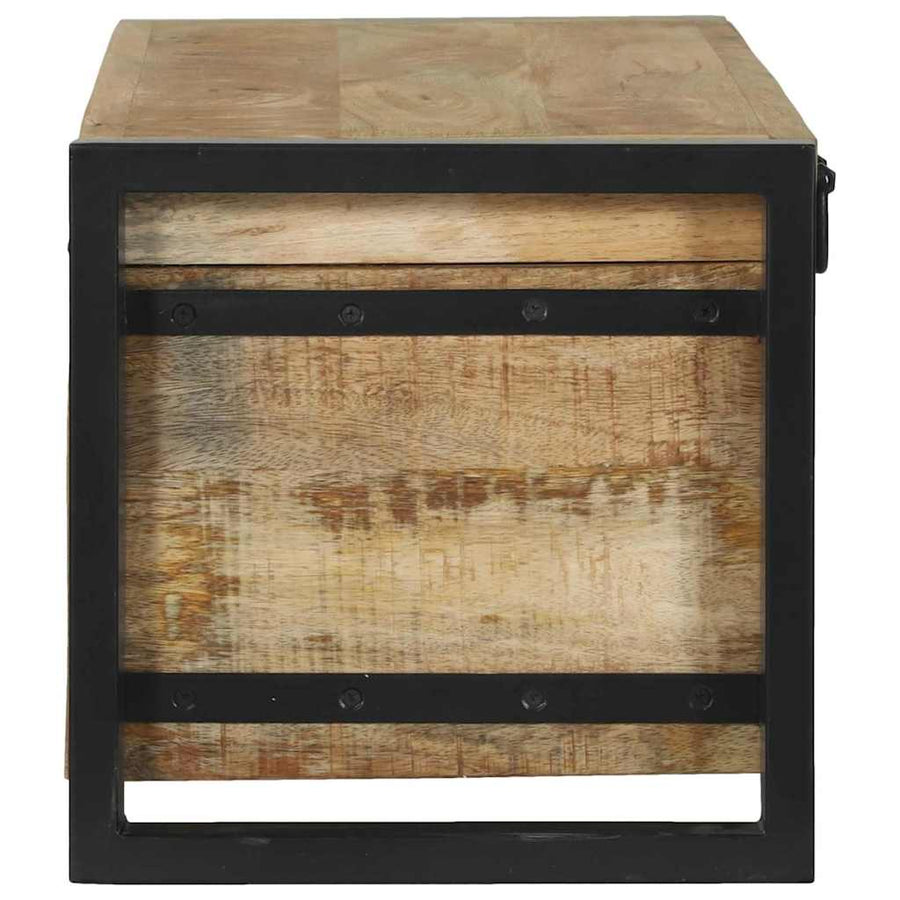 Opbergkisten met opslag Bruin 80 x 30 x 30 cm Massief mangohout