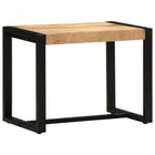 Bench 60x35x45 cm solid rough mango wood