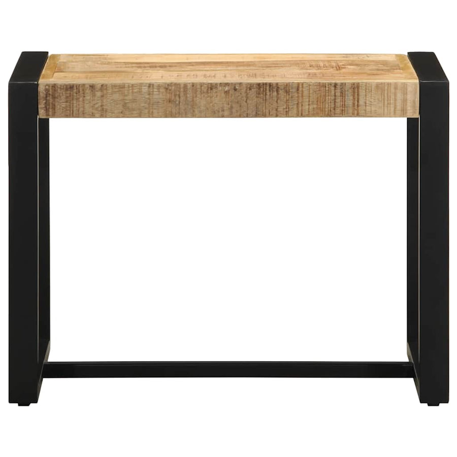 Bank 60x35x45 cm massief ruw hout mango