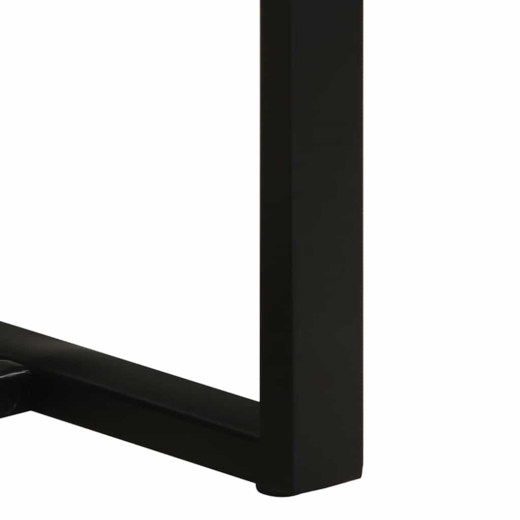 Bank 60x35x45 cm massief ruw hout mango