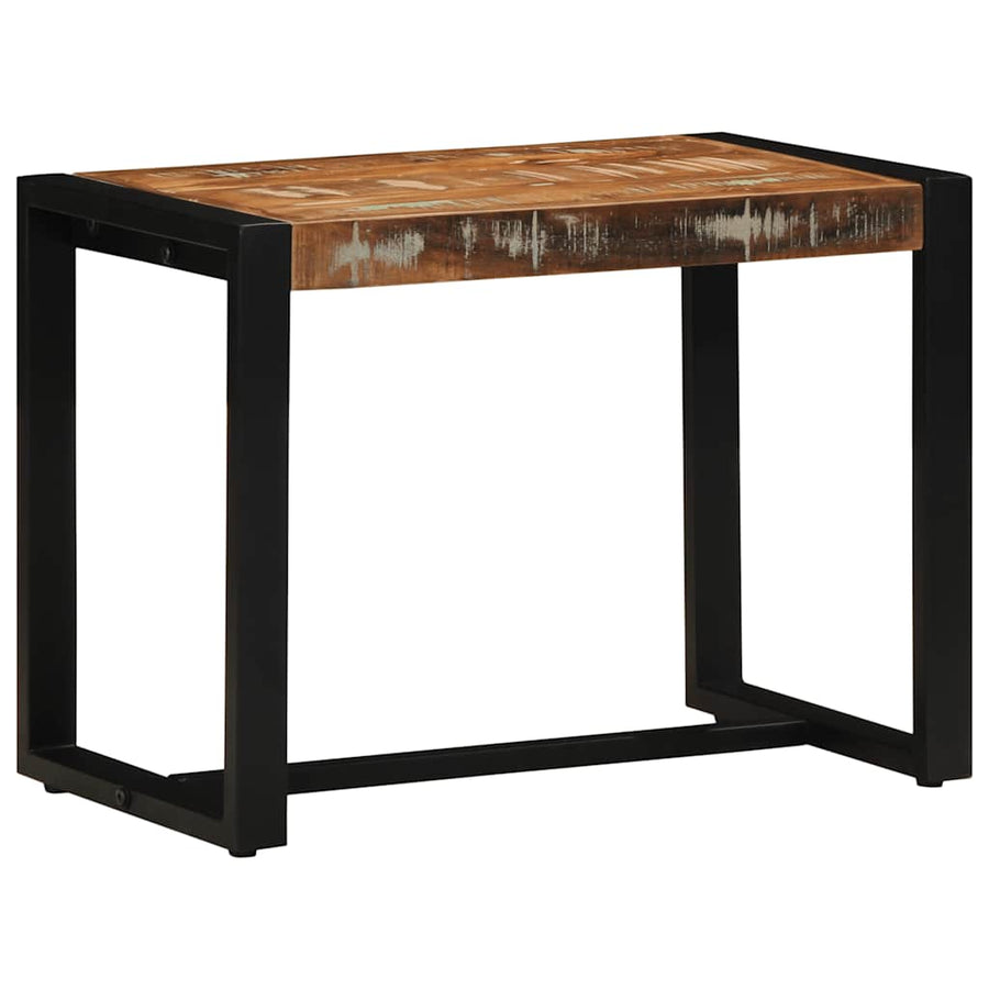 Bank Multicolor 60x35x45 cm Massief Hout Hergebruikt