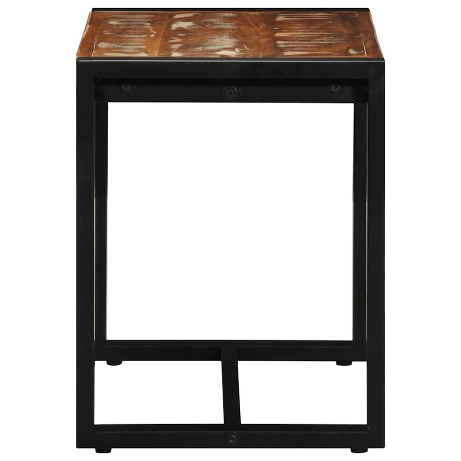 Bank Multicolor 60x35x45 cm Massief Hout Hergebruikt