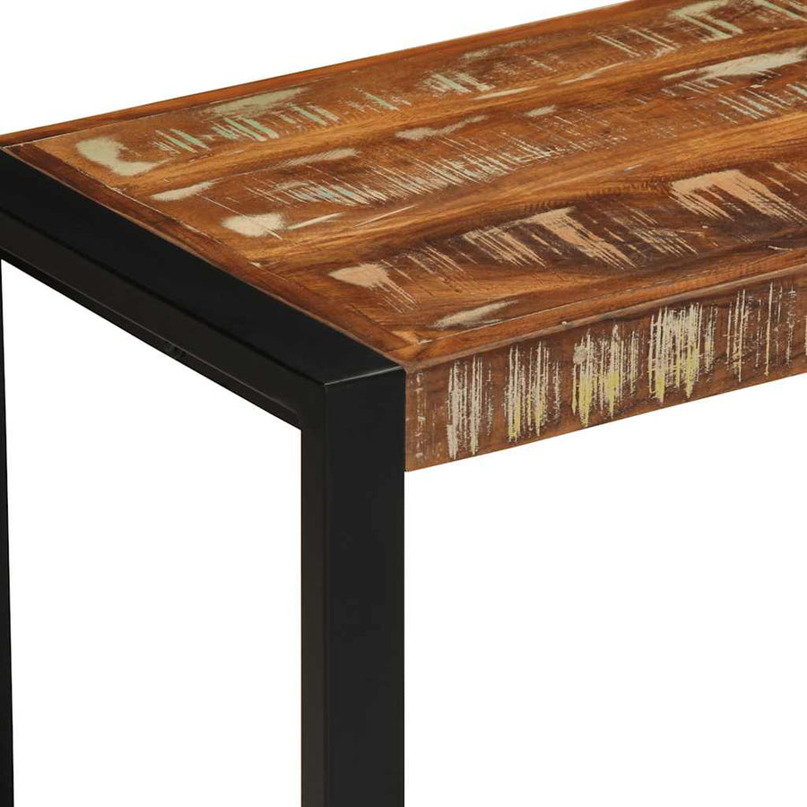 Bank Multicolor 60x35x45 cm Massief Hout Hergebruikt