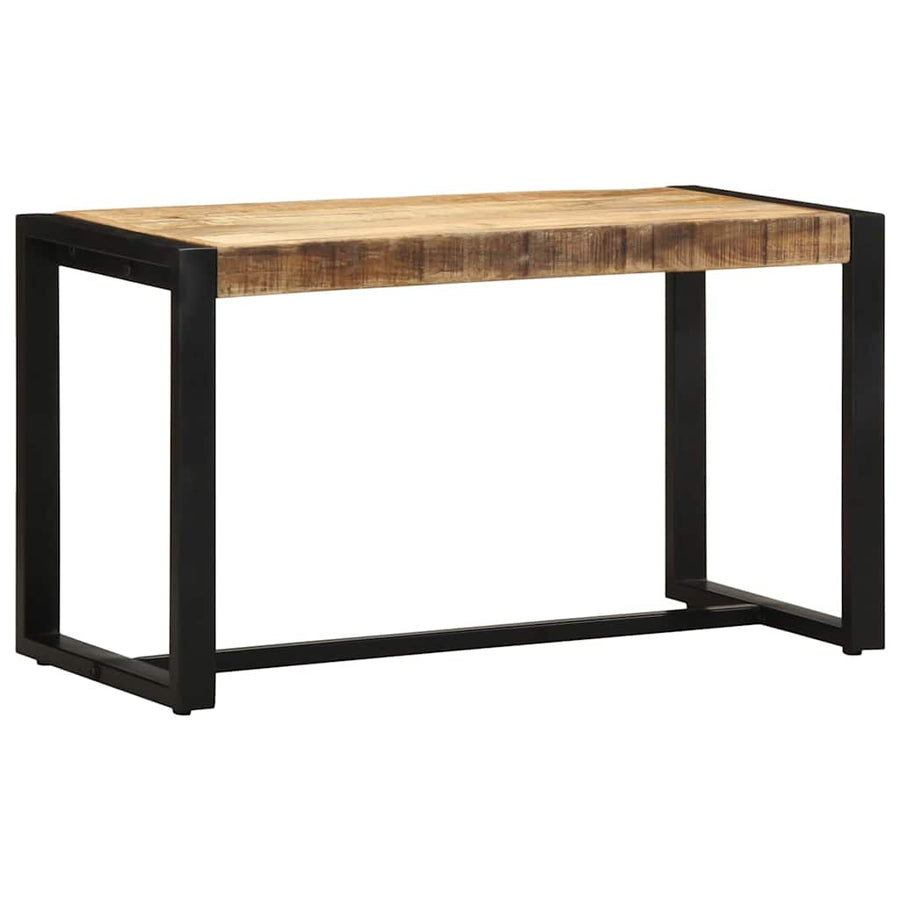 Bank 80x35x45 cm massief ruw hout mango