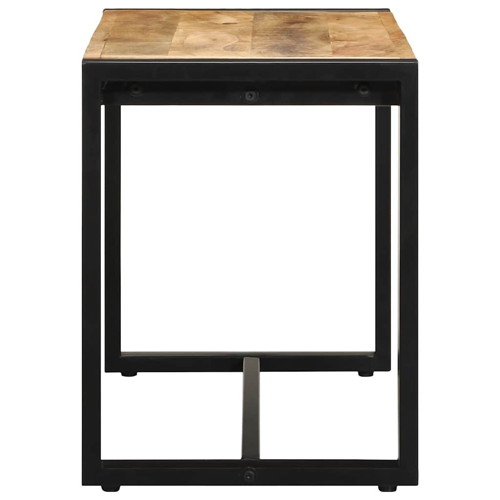 Bank 80x35x45 cm massief ruw hout mango