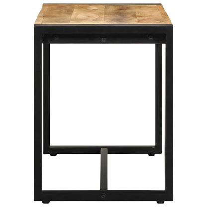 Bank 80x35x45 cm massief ruw hout mango