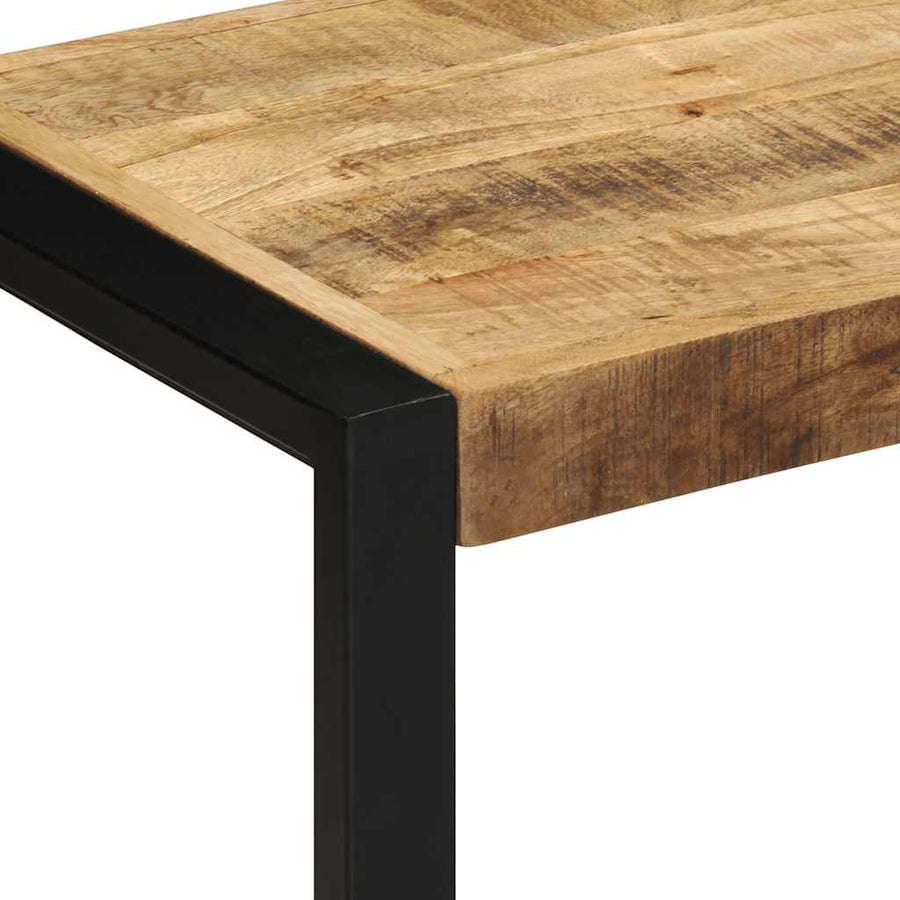 Bank 80x35x45 cm massief ruw hout mango