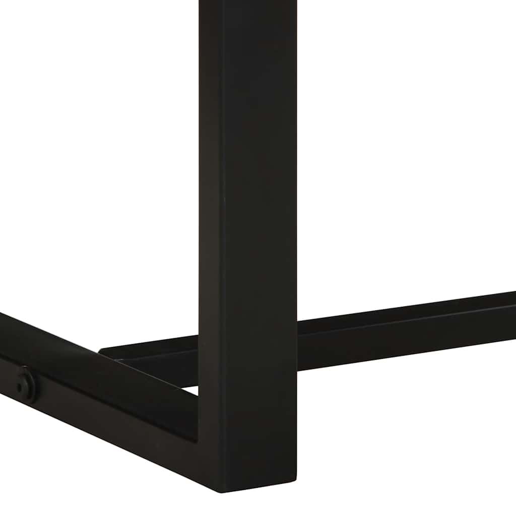 Bank 80x35x45 cm massief ruw hout mango